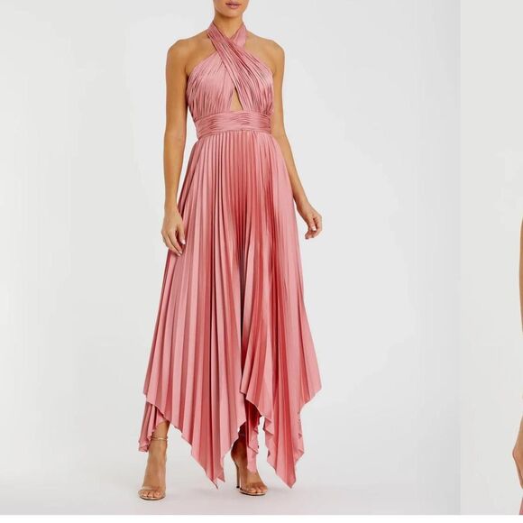 Ieena-for-mac-duggal Women's Pink Dress - Picture 1 of 4